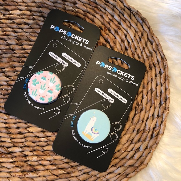 PopSocket Other - SOLD 2 new with tags popsockets cactus and llama